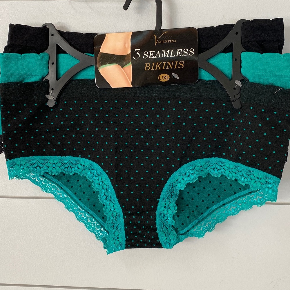 Valentina Seamless Bikinis with Lace S/M  L/XL